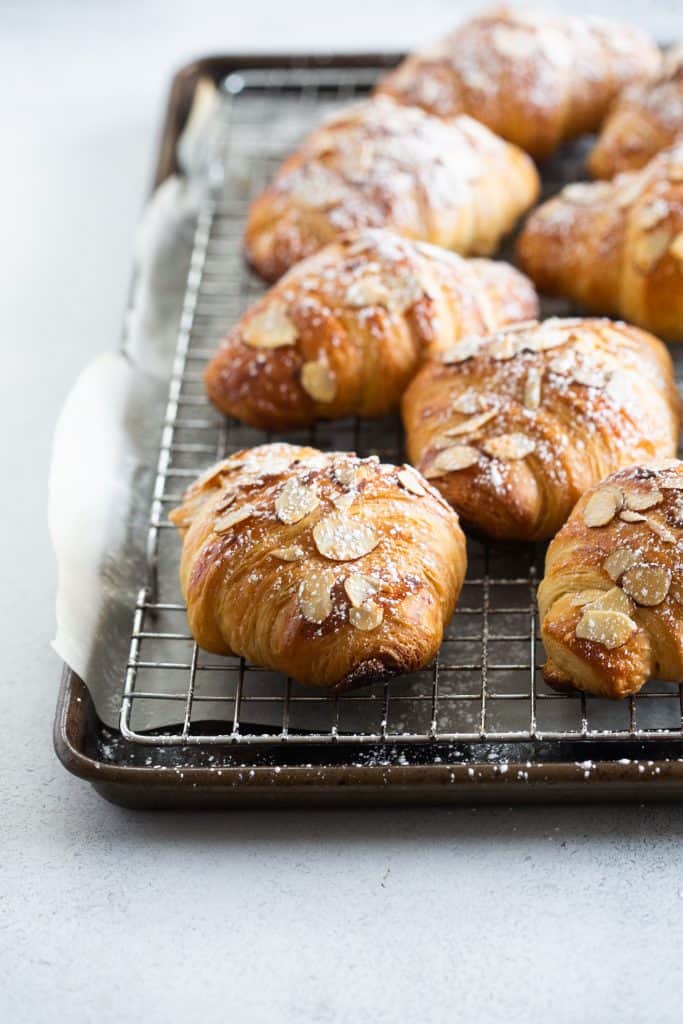 Homemade Almond Croissants