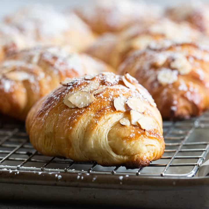 Homemade Almond Croissants