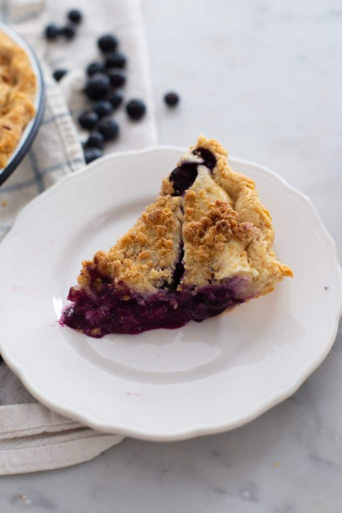 Blueberry Cream Pie