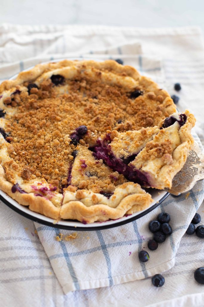 Blueberry Cream Pie