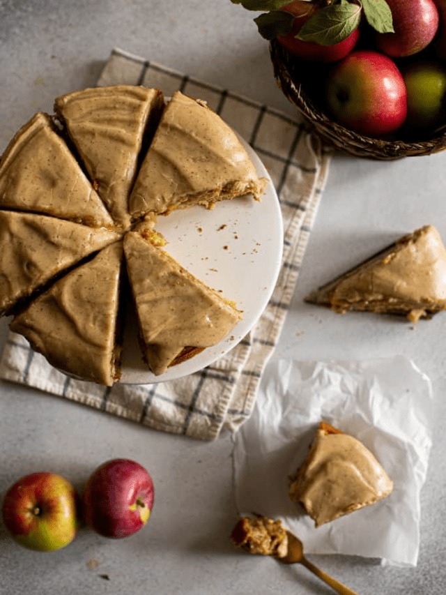 Apple Cinnamon Cake with Brown Butter Frosting Story