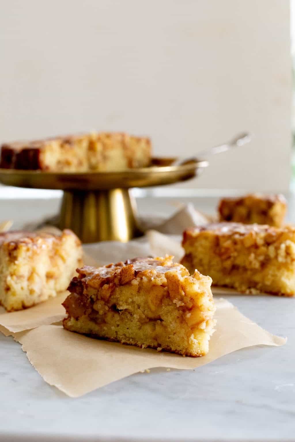 Apple Fritter Cake The Baker Chick