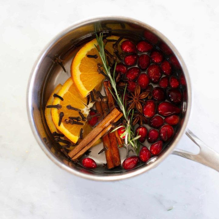 Stovetop Potpourri with Pomegranates and Cranberries - Boxwood Ave.