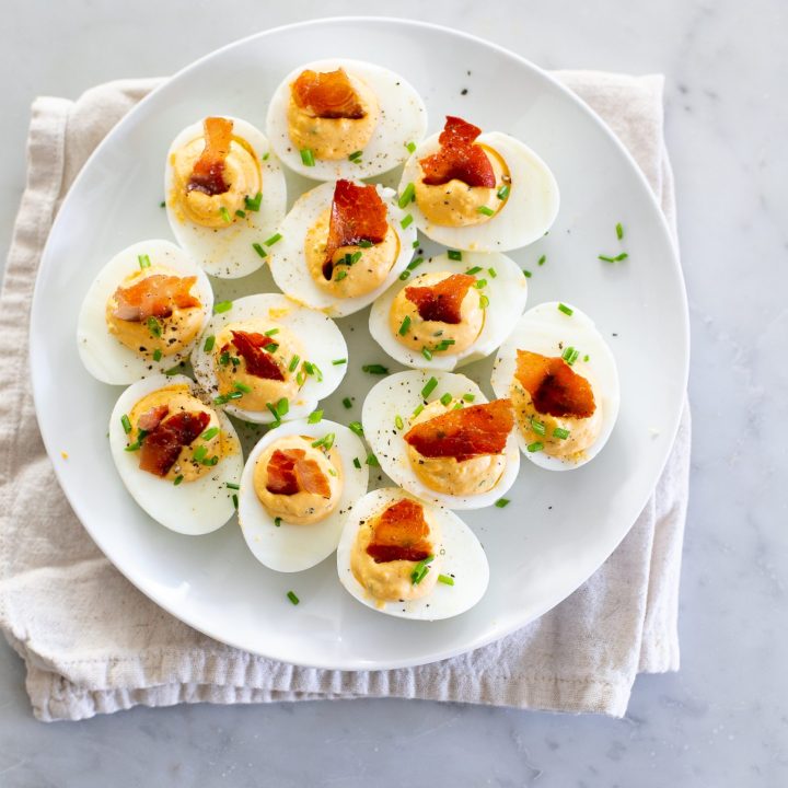 Truffle Deviled Eggs