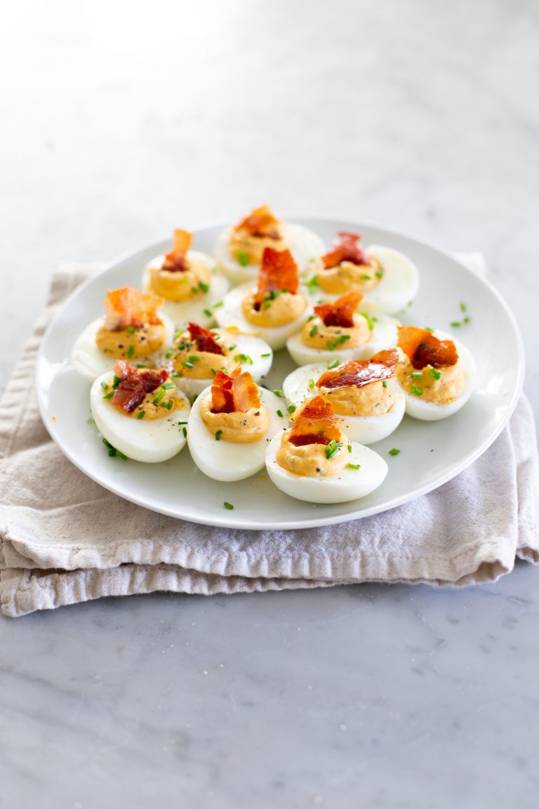 Truffle Deviled Eggs