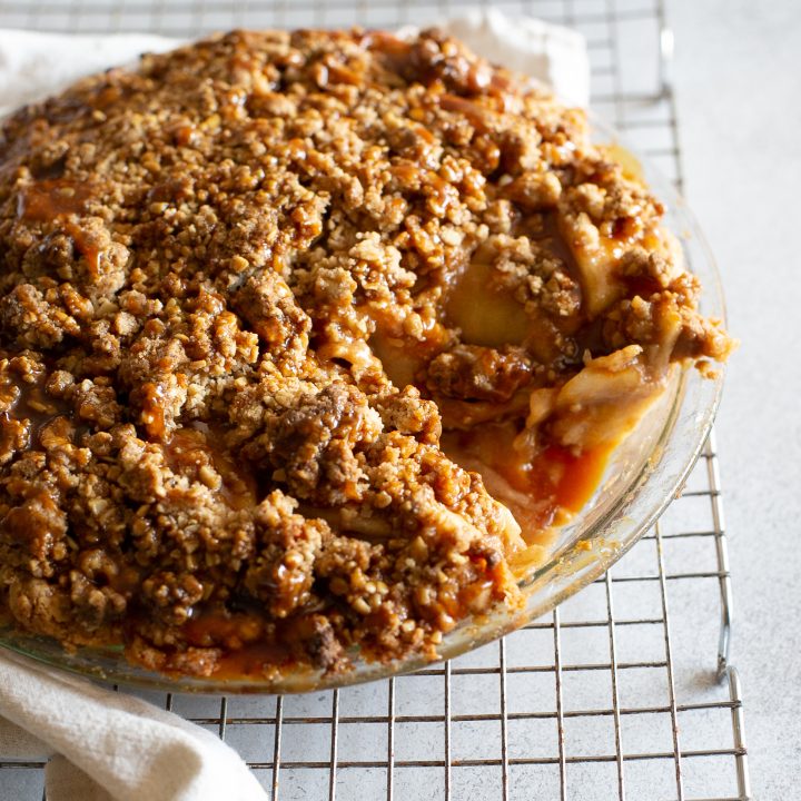 Caramel Dutch Apple Pie