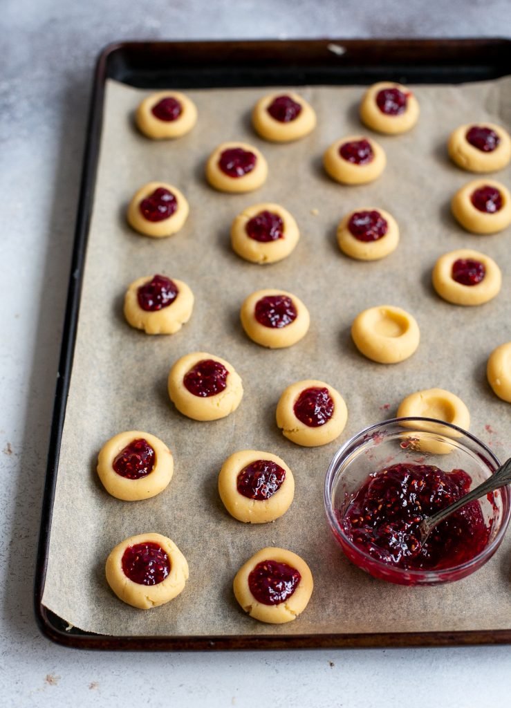 Thumbprint Cookies with Icing