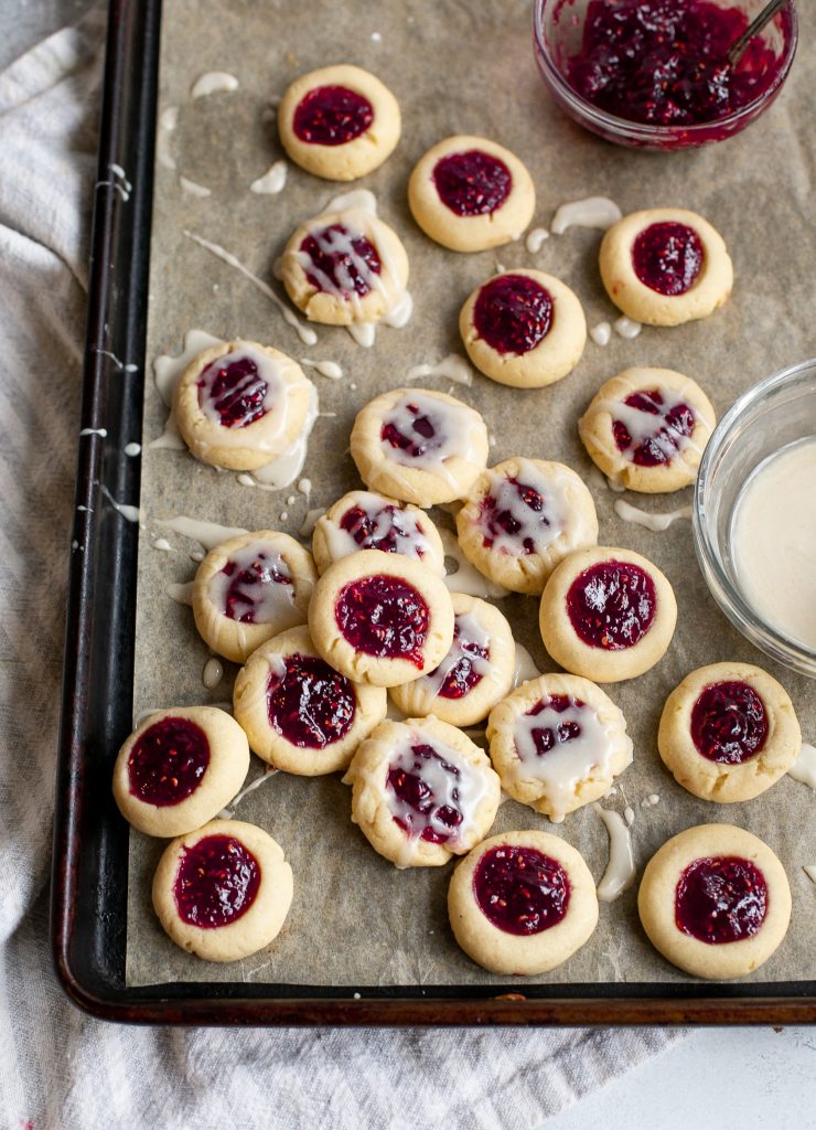 Thumbprint Cookies with Icing