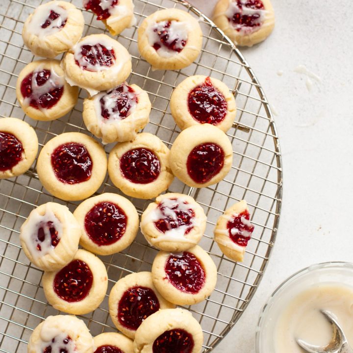 Thumbprint Cookies with Icing