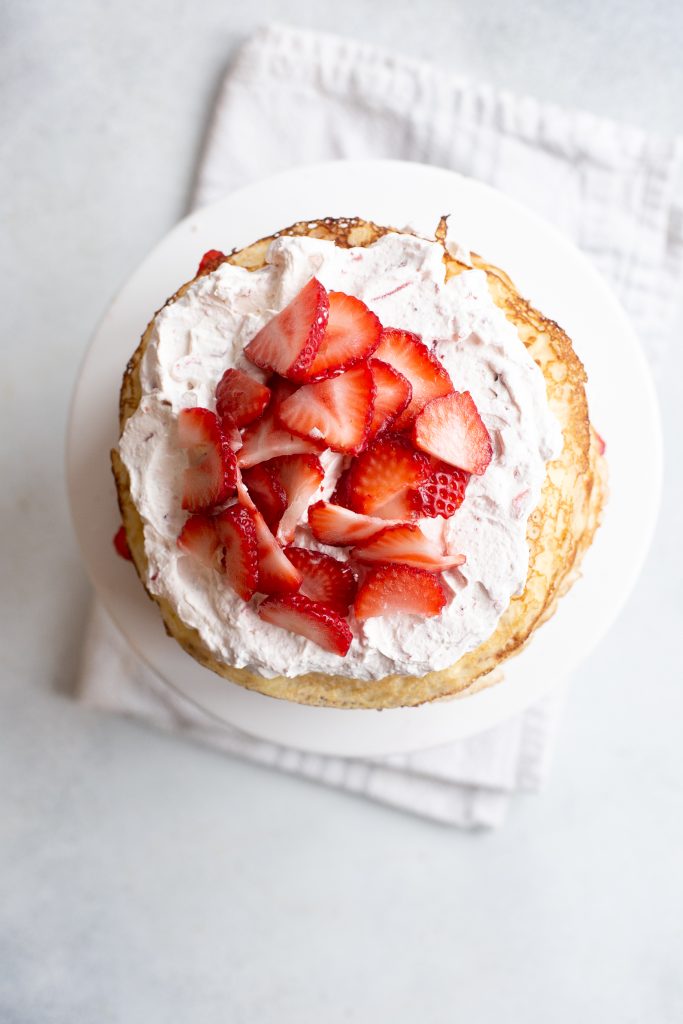 Strawberry Crepe Cake