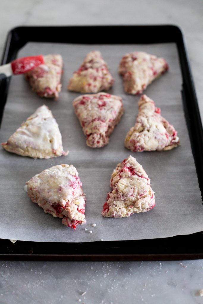 Raspberry Lemon Scones