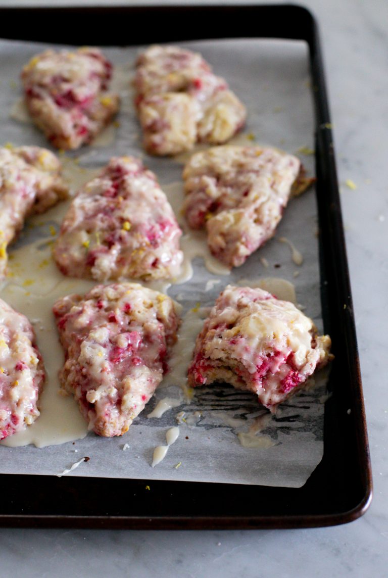 Lemon Raspberry Scones