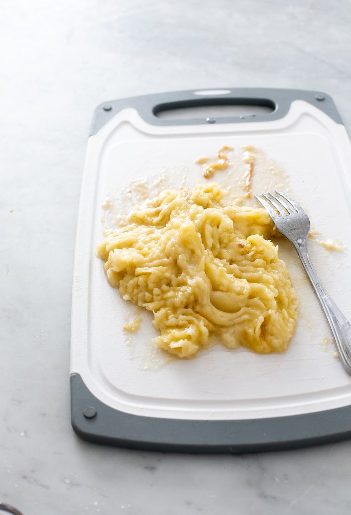 Mashed Banana for banana bread