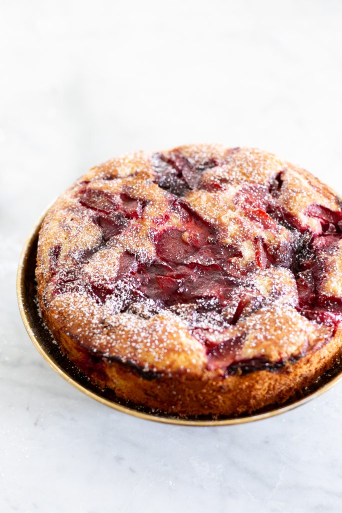 Yogurt Plum Cake