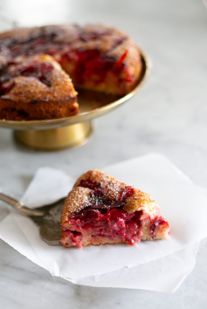 Yogurt Plum Cake