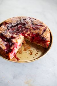 Yogurt Plum Cake