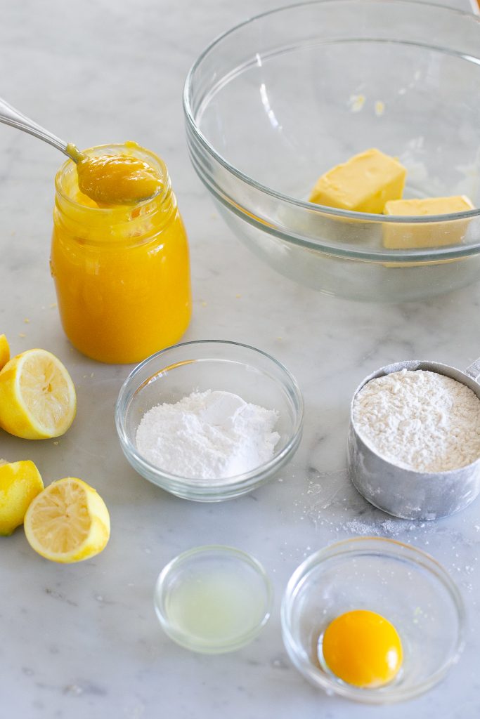 Lemon Curd Cookies- Ingredients