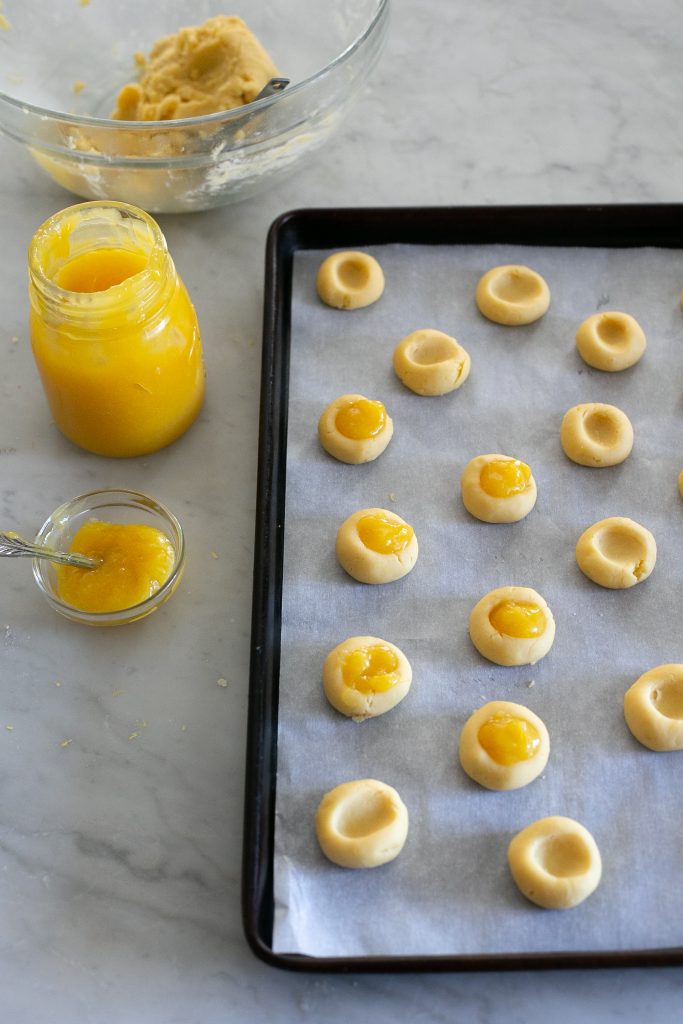 Lemon Curd Cookies