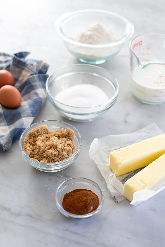 Cinnamon Muffin Ingredients