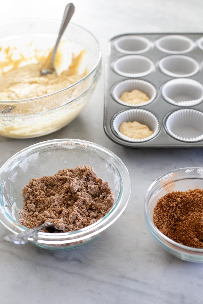 Cinnamon Streusel Muffins Batter