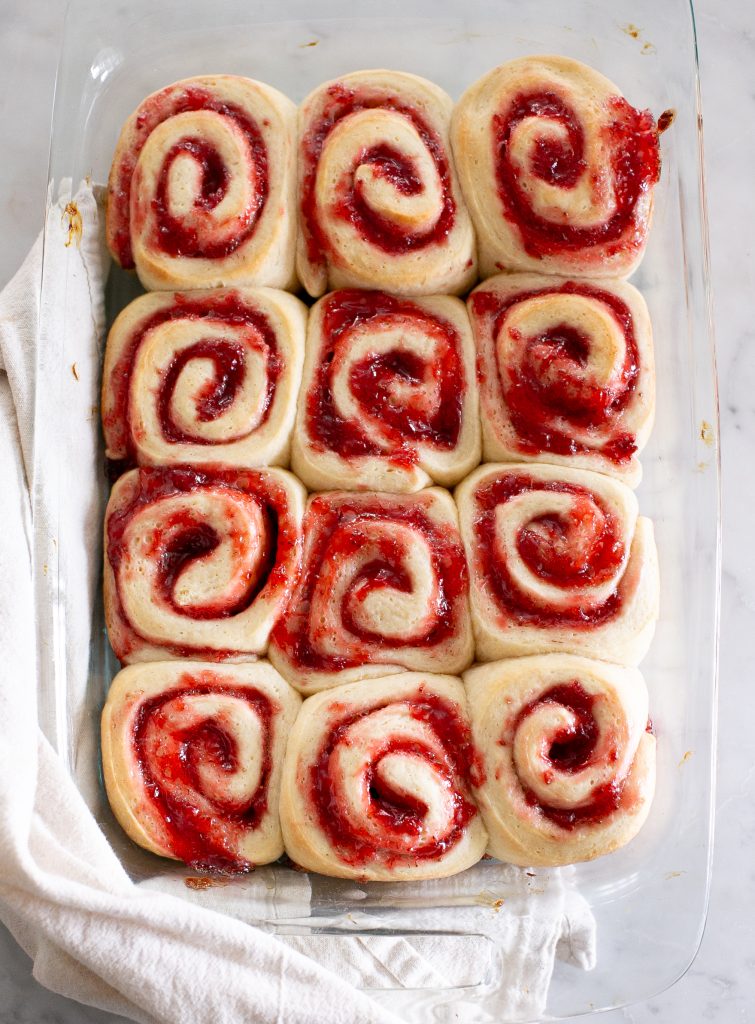 Strawberry Cinnamon Rolls