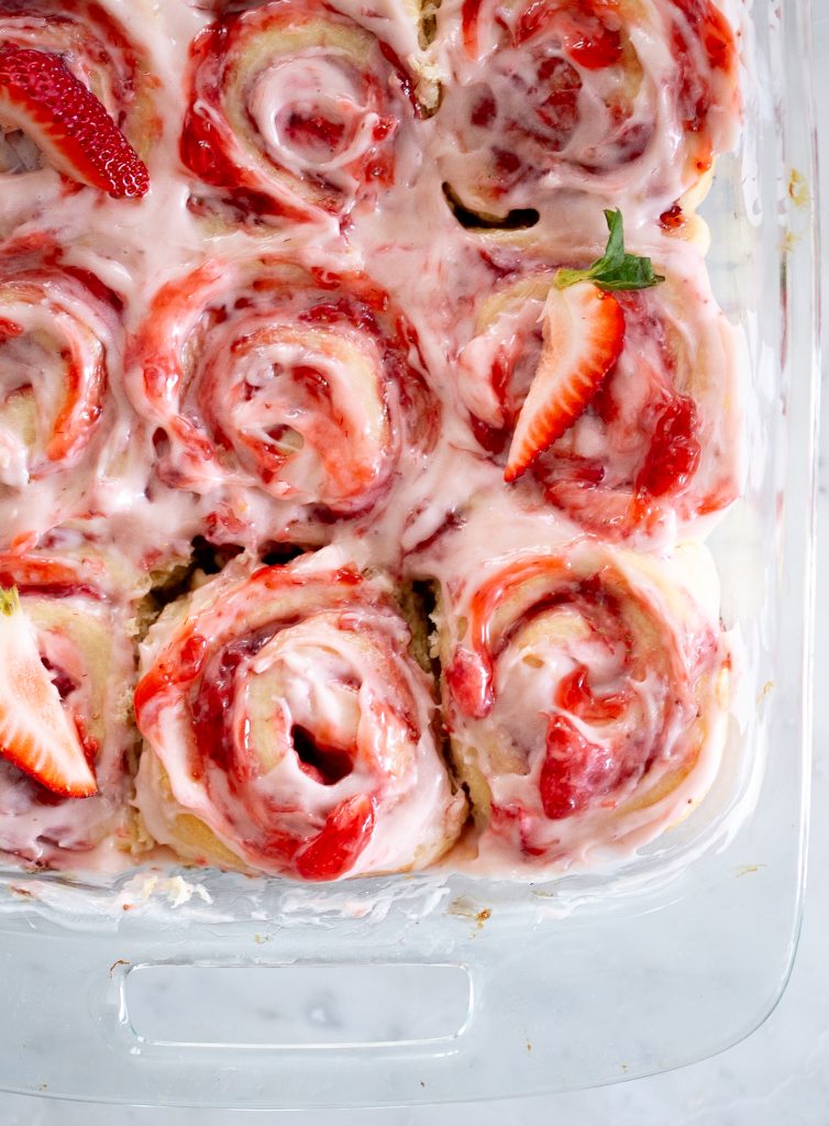 Strawberry Cinnamon Rolls