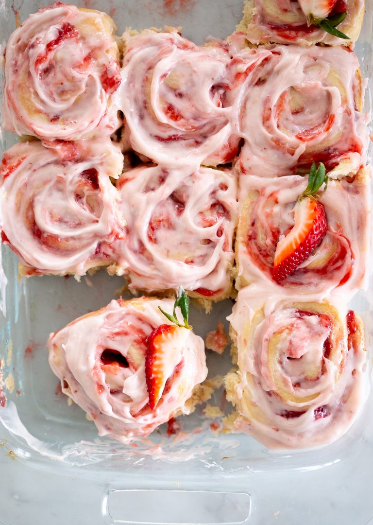 Strawberry Cinnamon Rolls