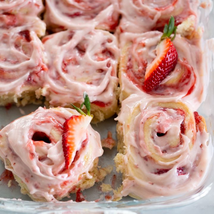 Strawberry Cinnamon Rolls