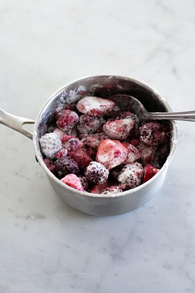 Berry Sauce with Frozen Berries
