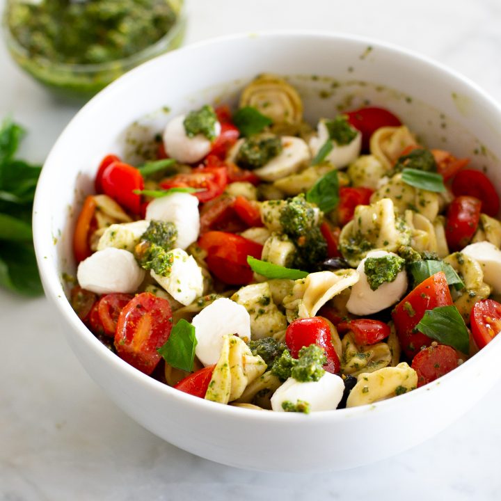 Pesto Tortellini Pasta Salad