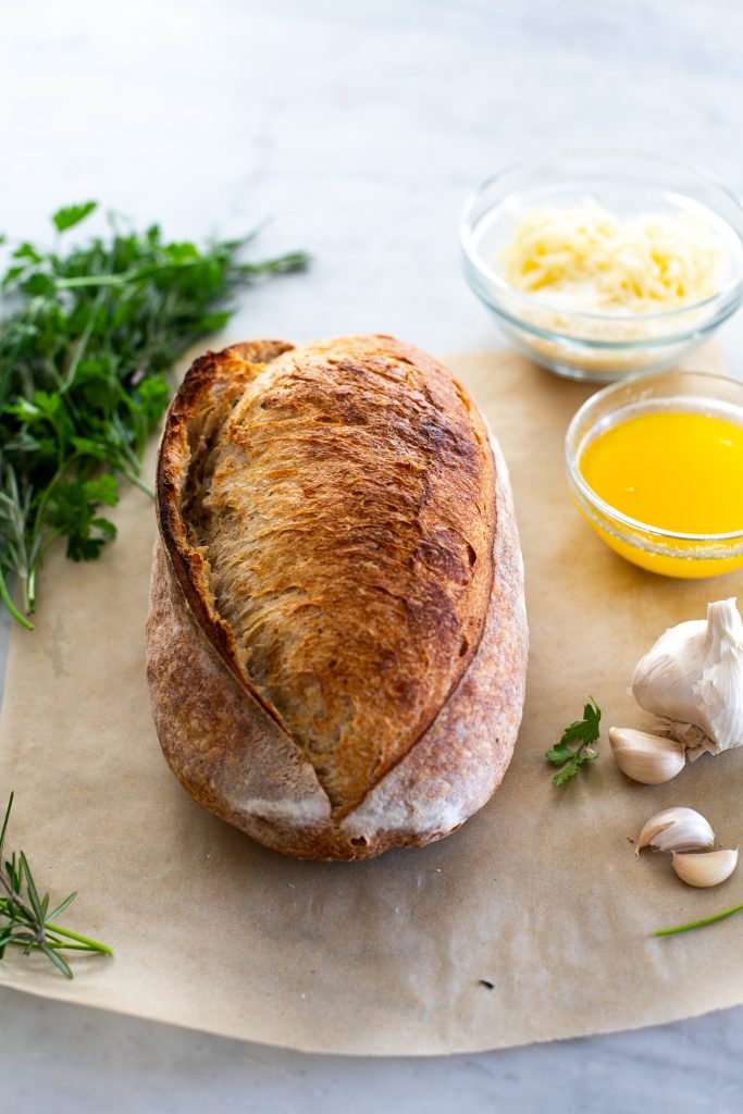 Sourdough Pull Apart Bread- ingredients