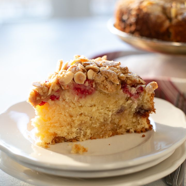 Raspberry and Almond Cake