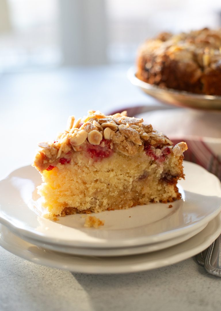 Raspberry and Almond Cake