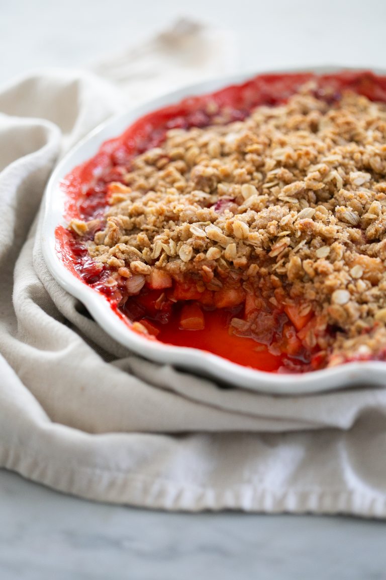 Strawberry Apple Crumble