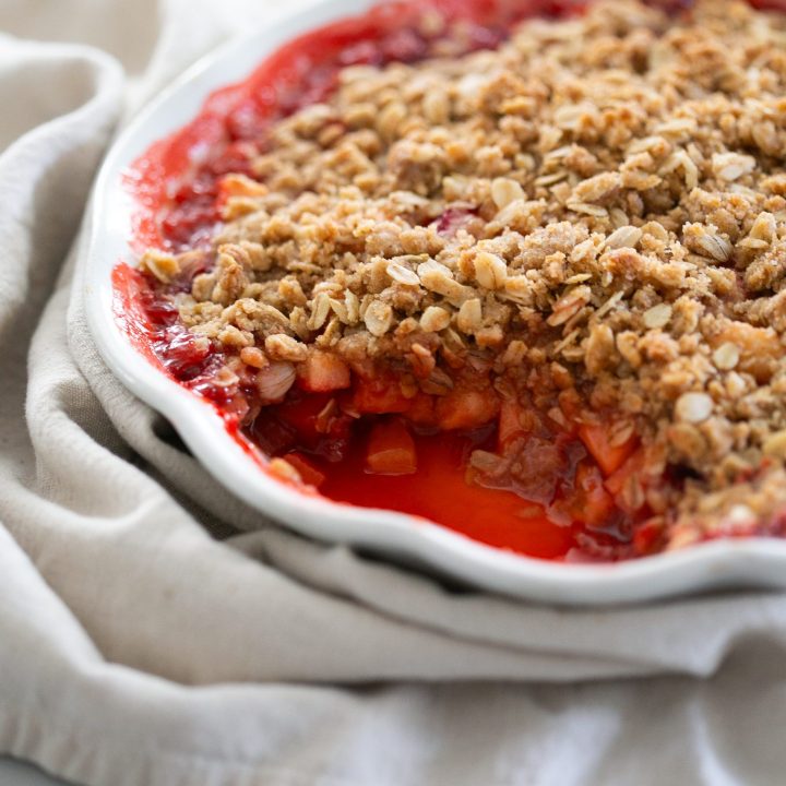 Strawberry Apple Crumble